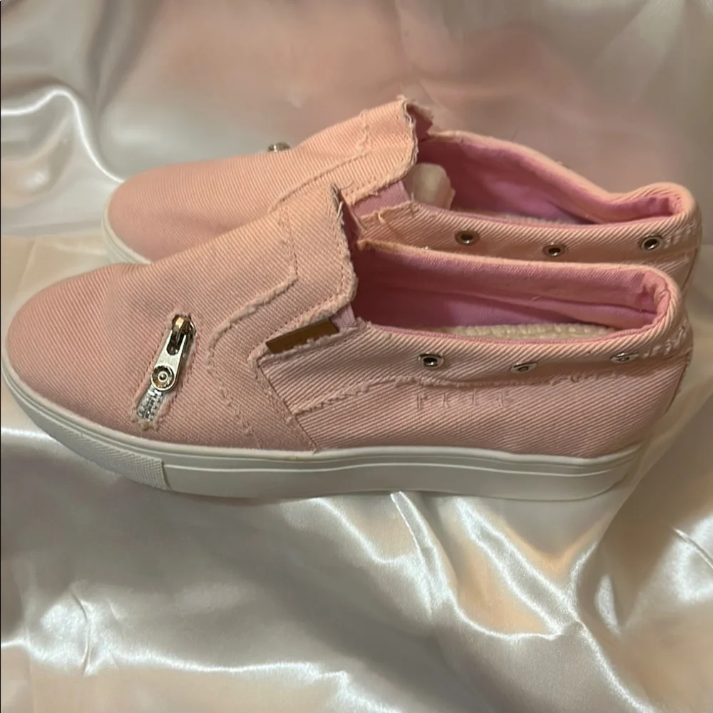 NWOT PINK SLIP ON SNEAKERS! - Picture 2 of 10